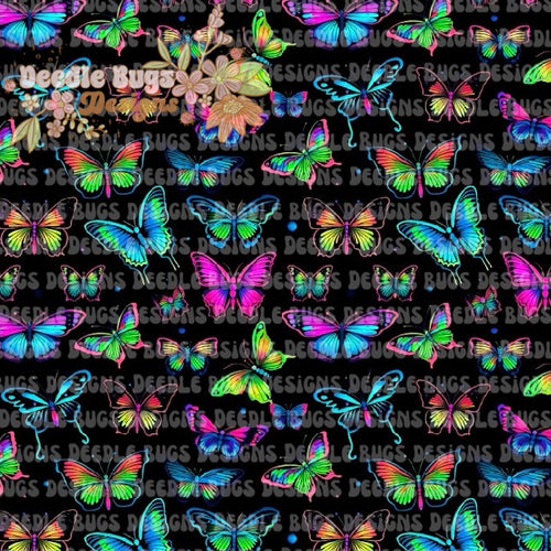 Neon Butterflies