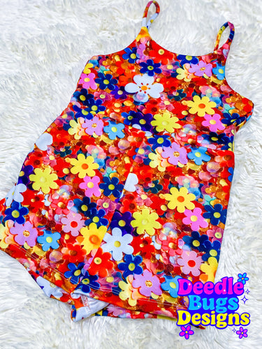 5T Floral Sequin Romper