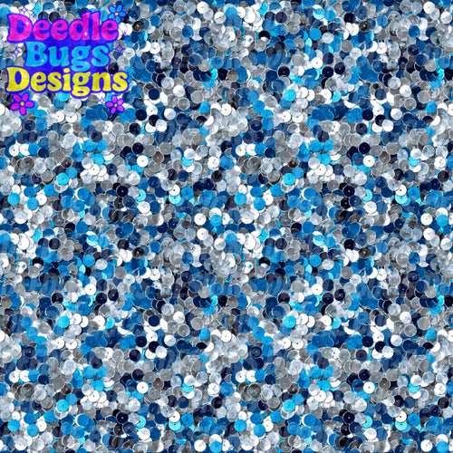 Blue Sequins