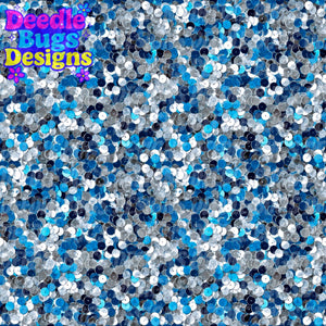Blue Sequins