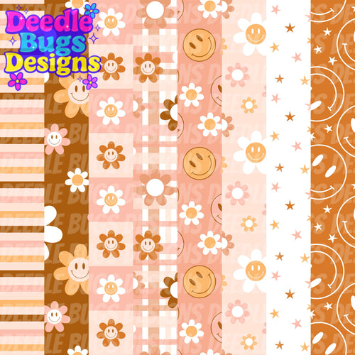 Boho Smiley Stripe