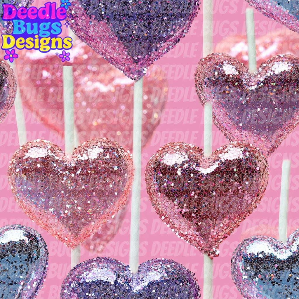 Glitter Hearts