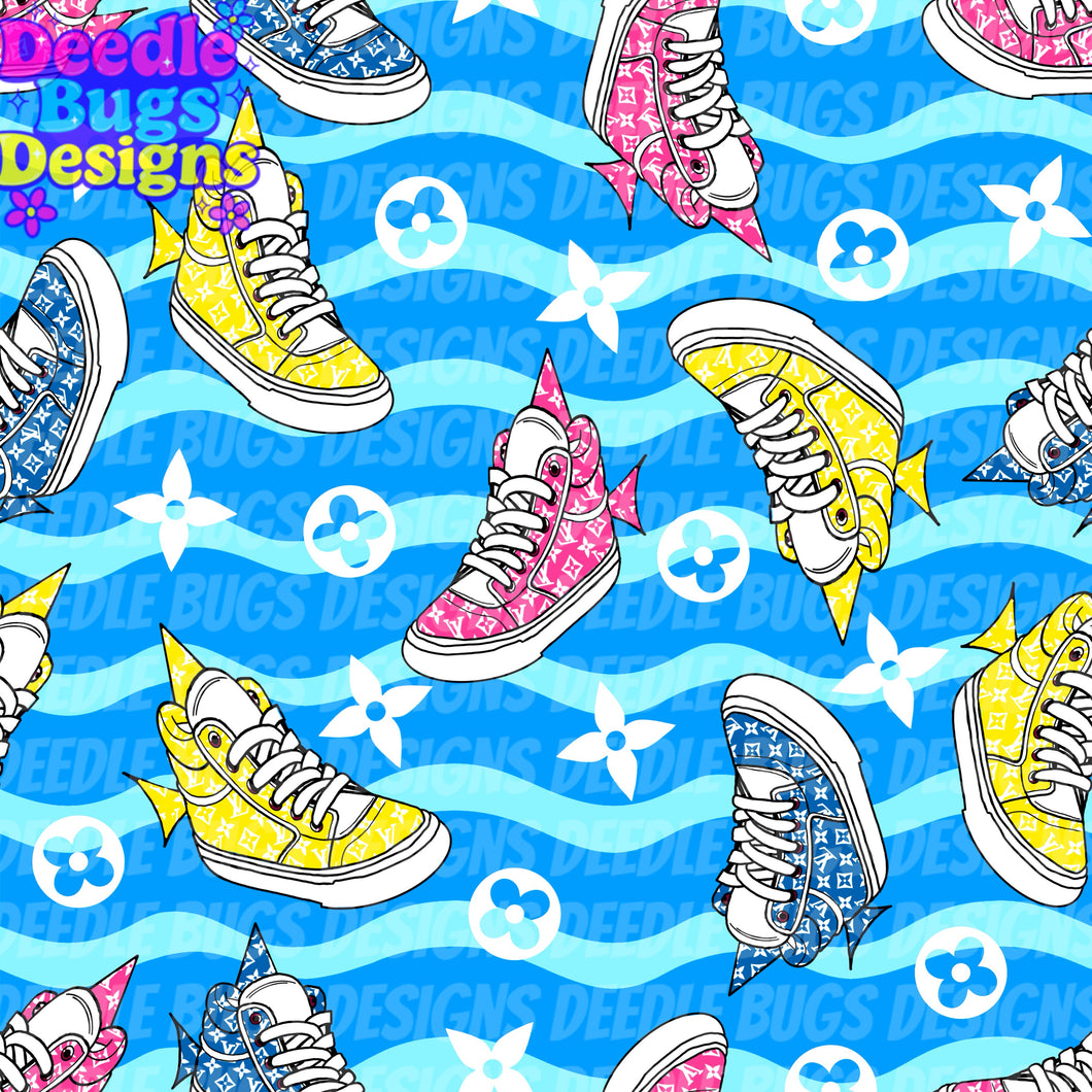 Boujee Shark Shoe
