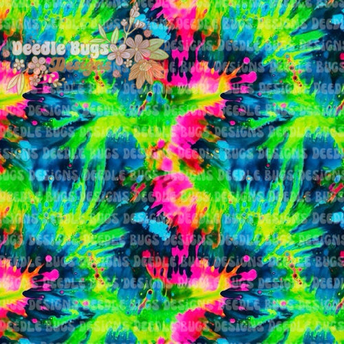 Neon Tie Dye