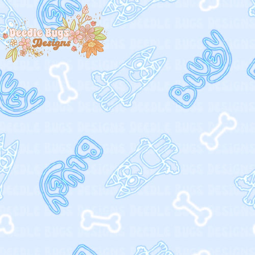 Neon Heeler Light Blue