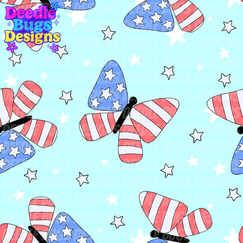 Patriotic Butterflies