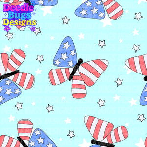 Patriotic Butterflies