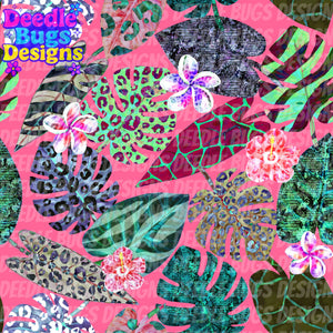 Animal Print Leaves