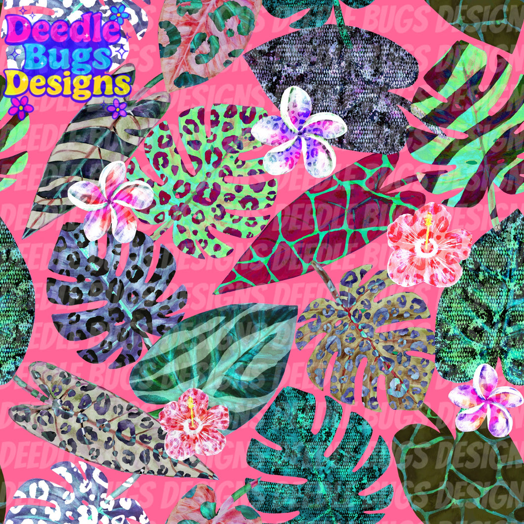 Animal Print Leaves
