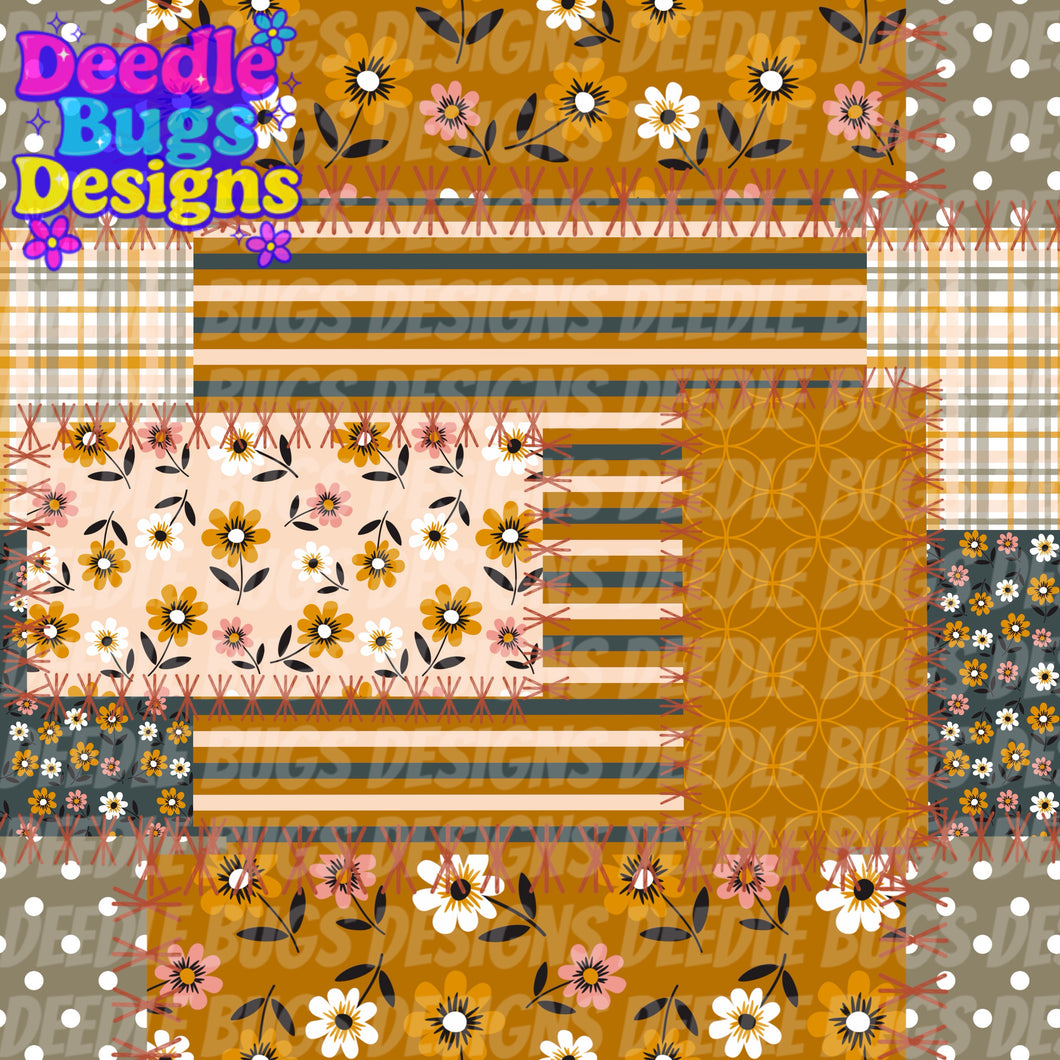 Boho Floral Patchwork