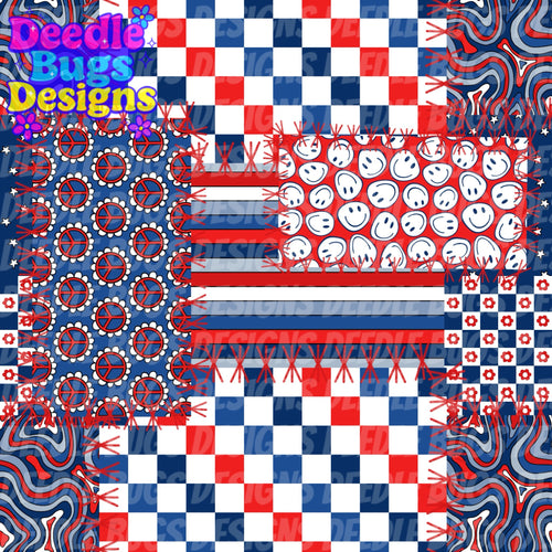 4th of July Patchwork