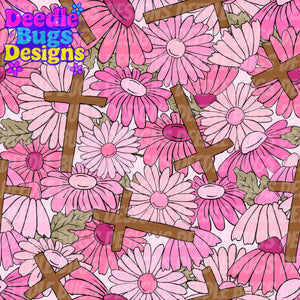 Floral Cross