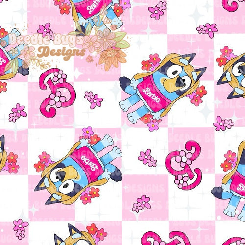 Heeler Doll Checkered