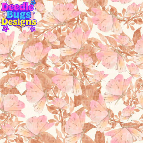 Boho Butterfly Floral
