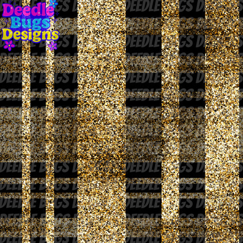 Black & Gold Plaid