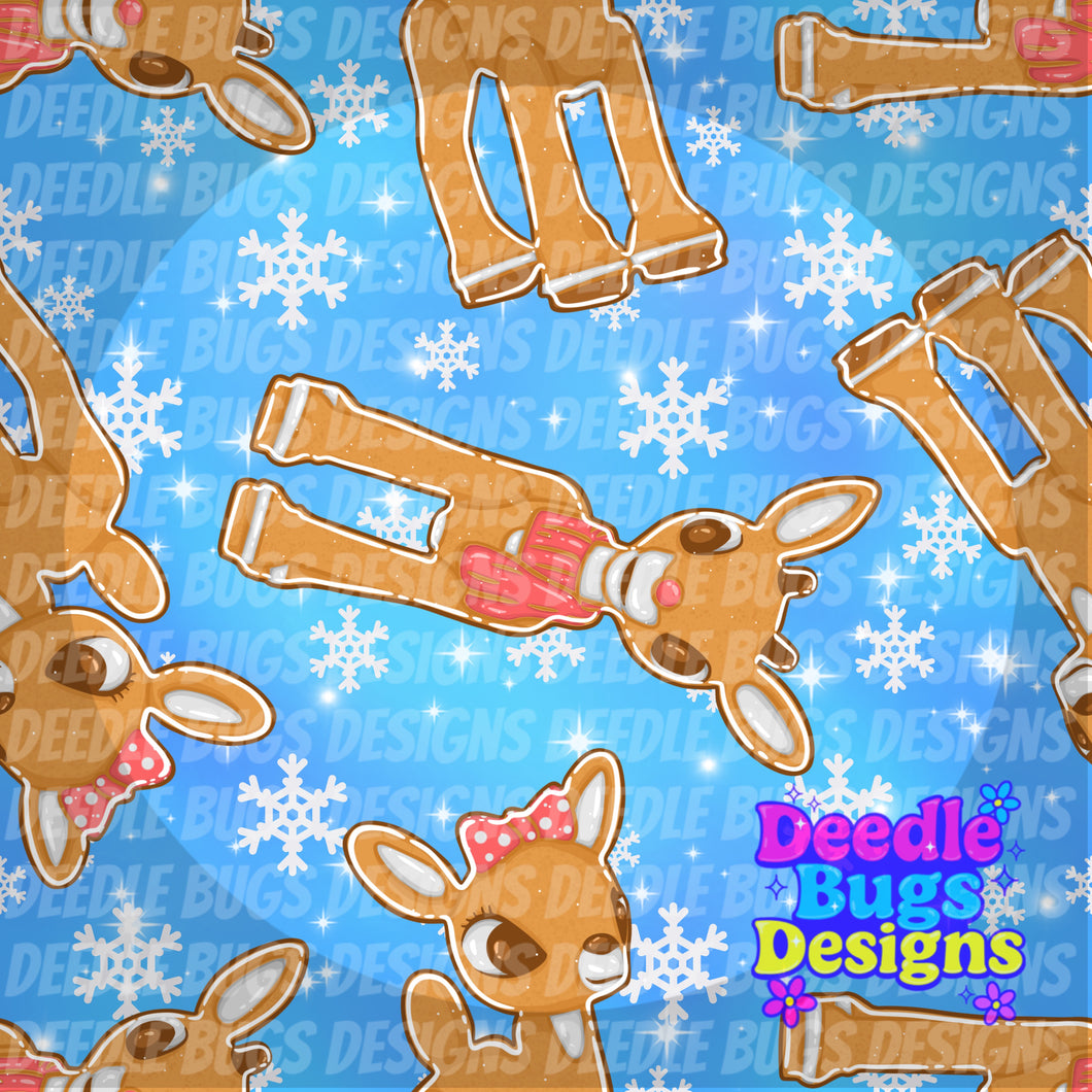 Gingerbread Rudolph & Clarice