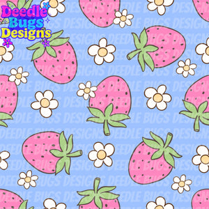 Strawberries & Daisies