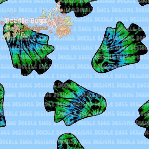 Tie Dye Ghosts