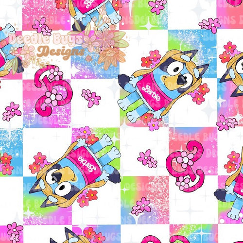 Heeler Doll Skate Checkered