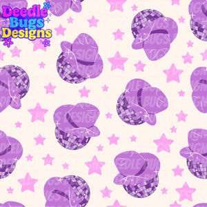 Purple Cowboy Hats