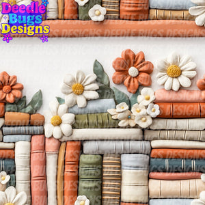Floral Bookshelf