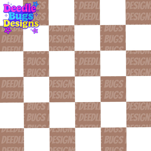 Tan Checkered