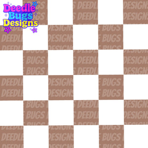 Tan Checkered