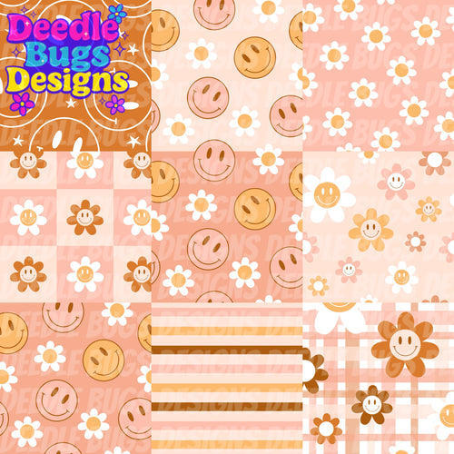 Boho Smiley Patchwork