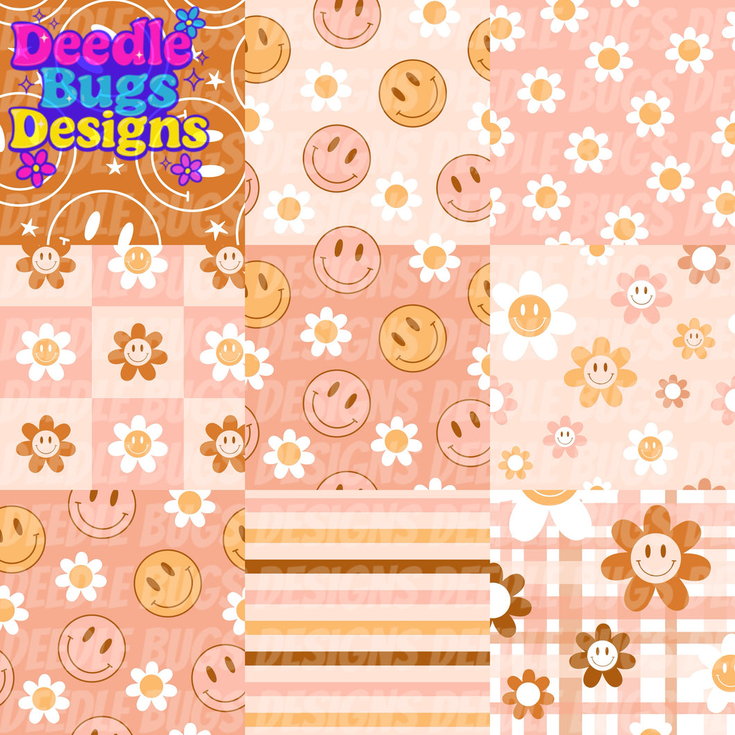 Boho Smiley Patchwork