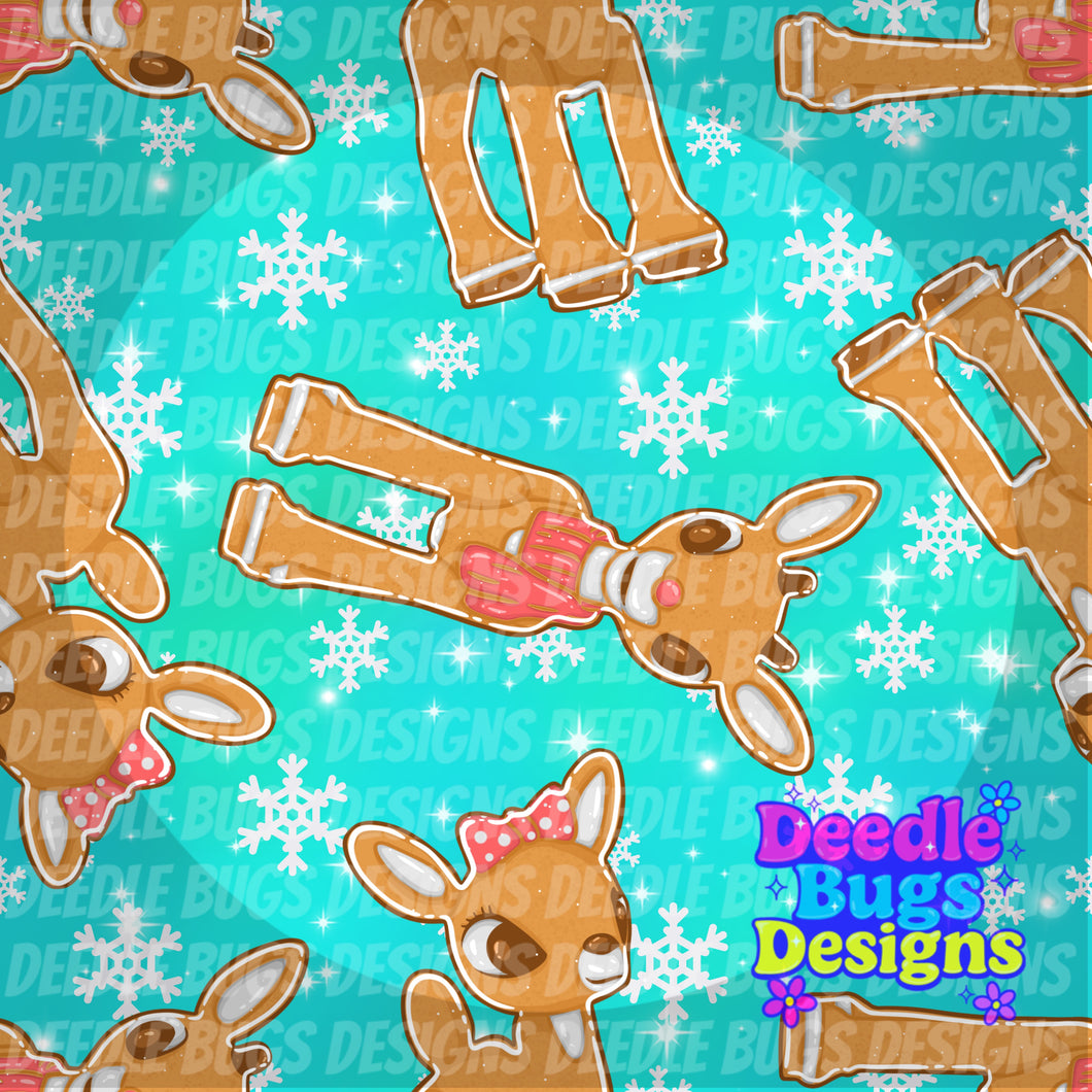 Gingerbread Rudolph & Clarice