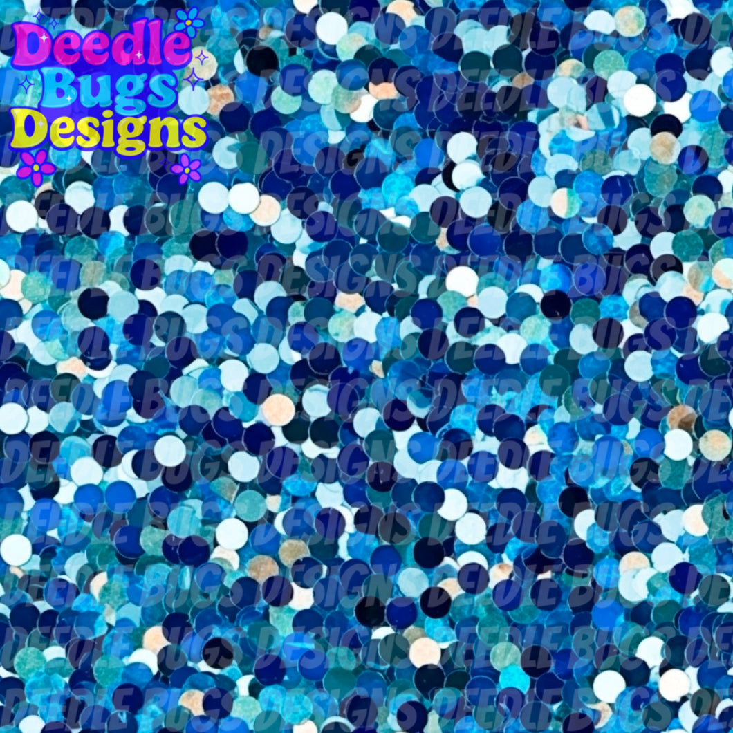 Blue Sequins