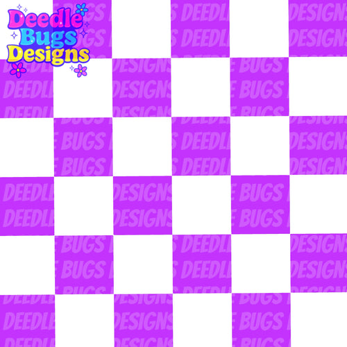 Purple Checkered