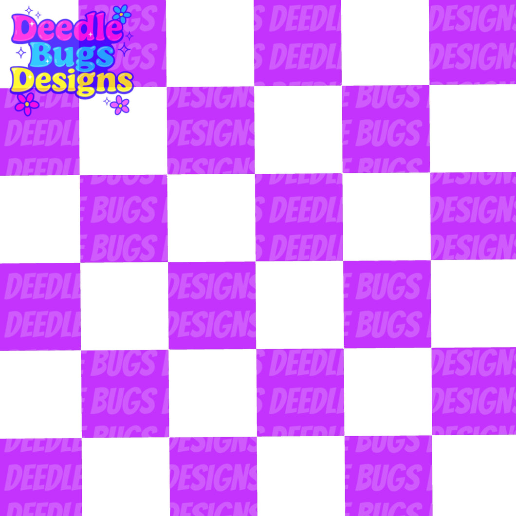 Purple Checkered