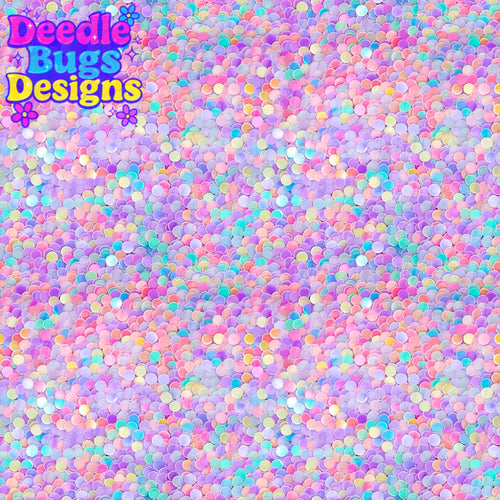 Pastel Rainbow Sequins