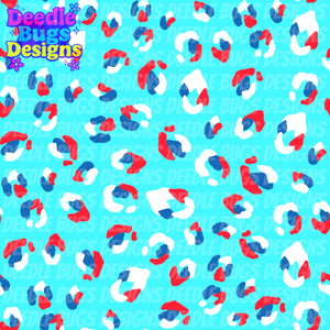 Patriotic Cheetah Print