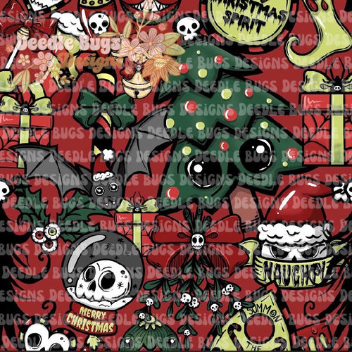 Spooky Winter Red