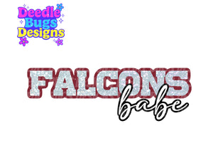 Falcons Babe PNG