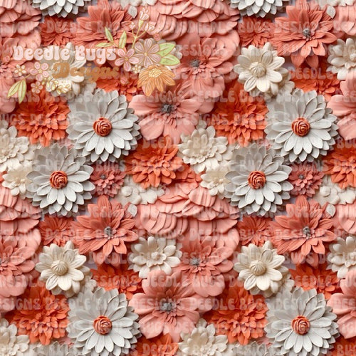 Peach Floral