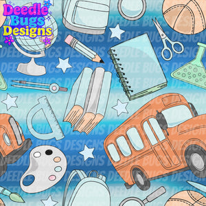 Blue Back to School