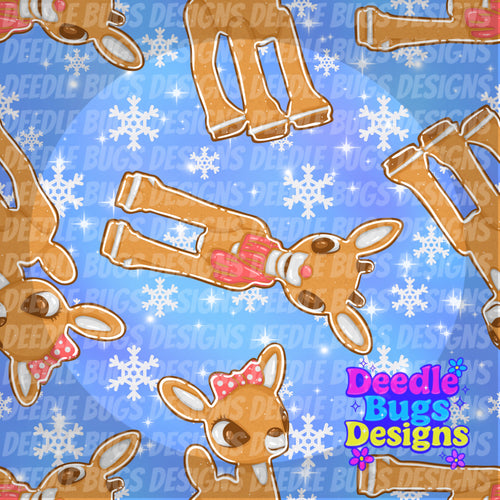 Gingerbread Rudolph & Clarice