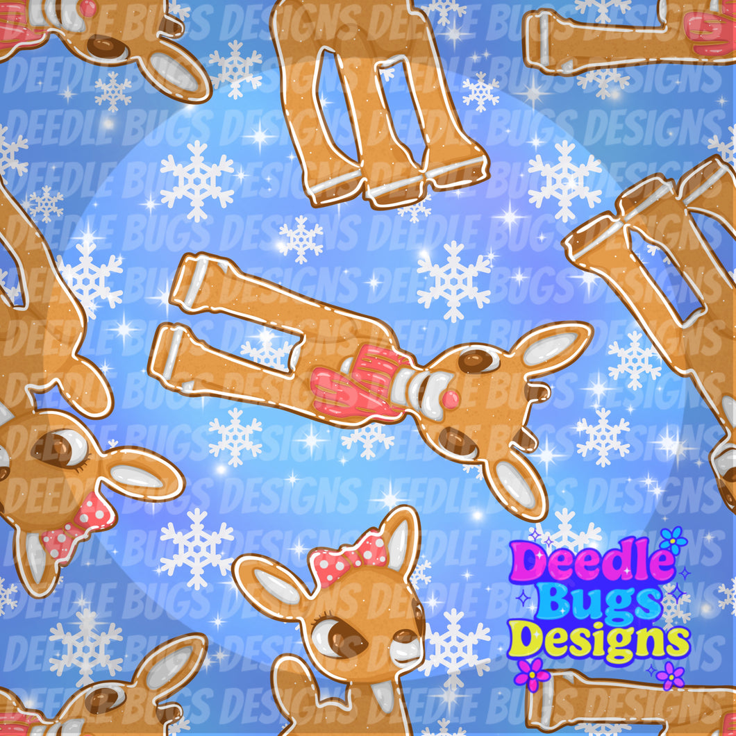 Gingerbread Rudolph & Clarice