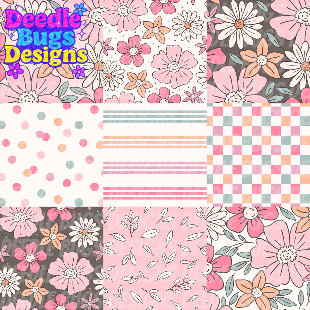 Retro Floral Patchwork