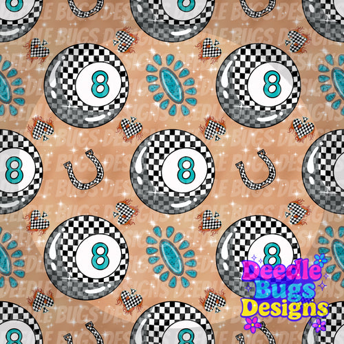 Checkered 8 Ball