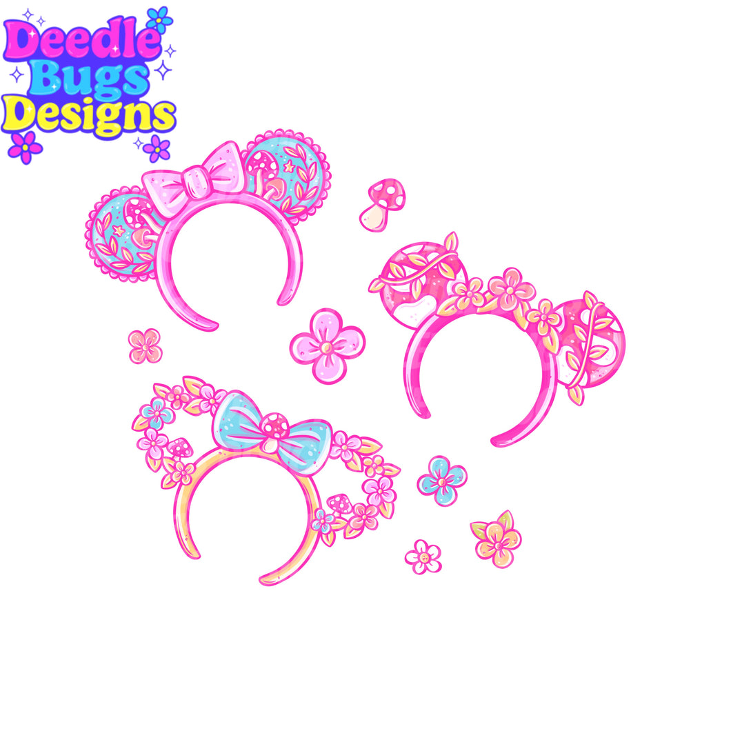 Floral Ears PNG