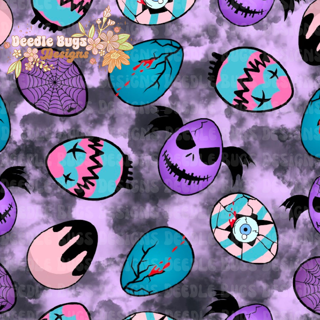 Scary Eggs Purple