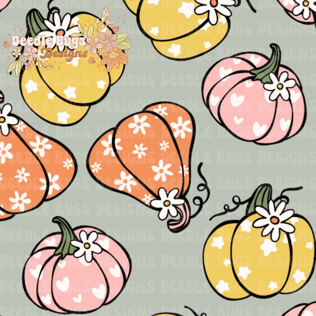 Floral Pumpkins