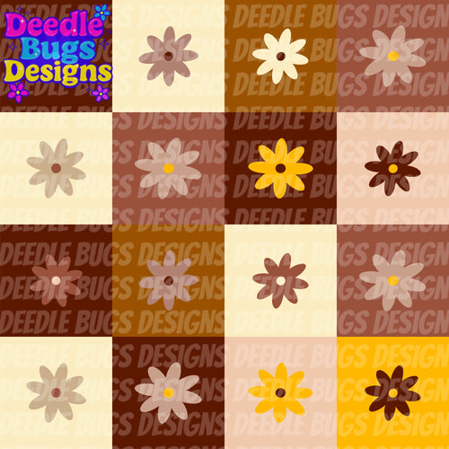 Brown Floral