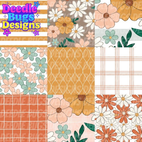Boho Floral Patchwork