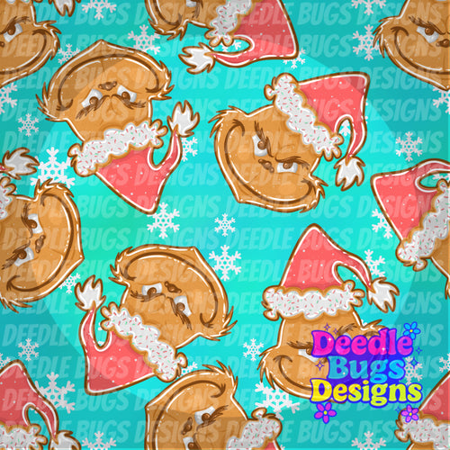 Gingerbread Mean Green