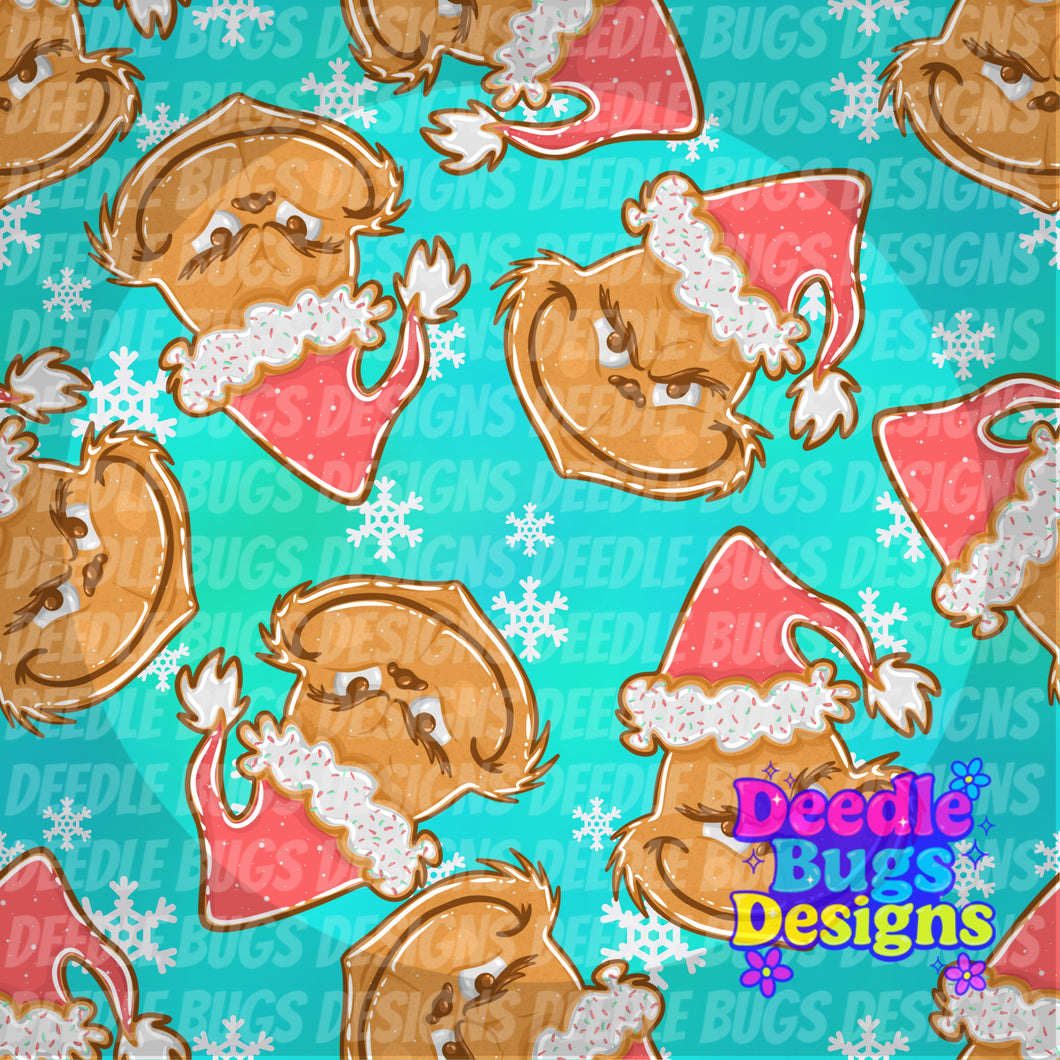 Gingerbread Mean Green